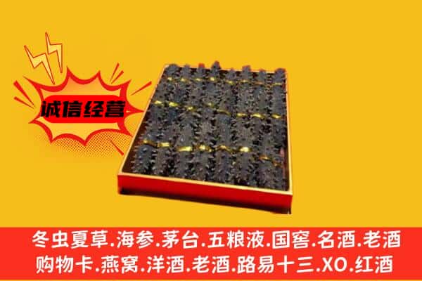 上海浦东新区回收海参